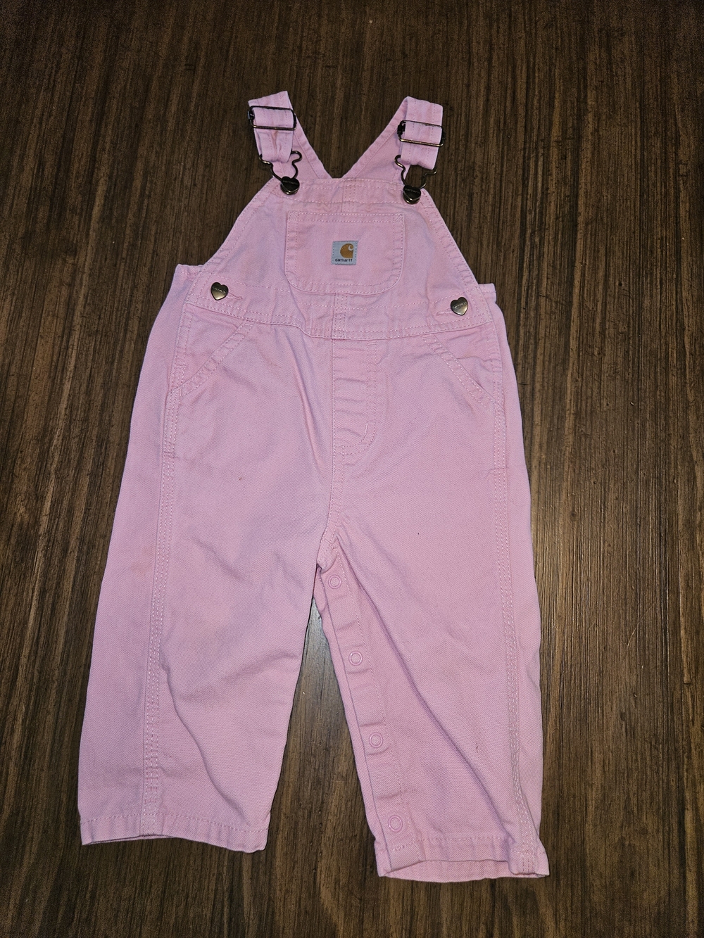 Carhartt Light Pink Kids Overalls